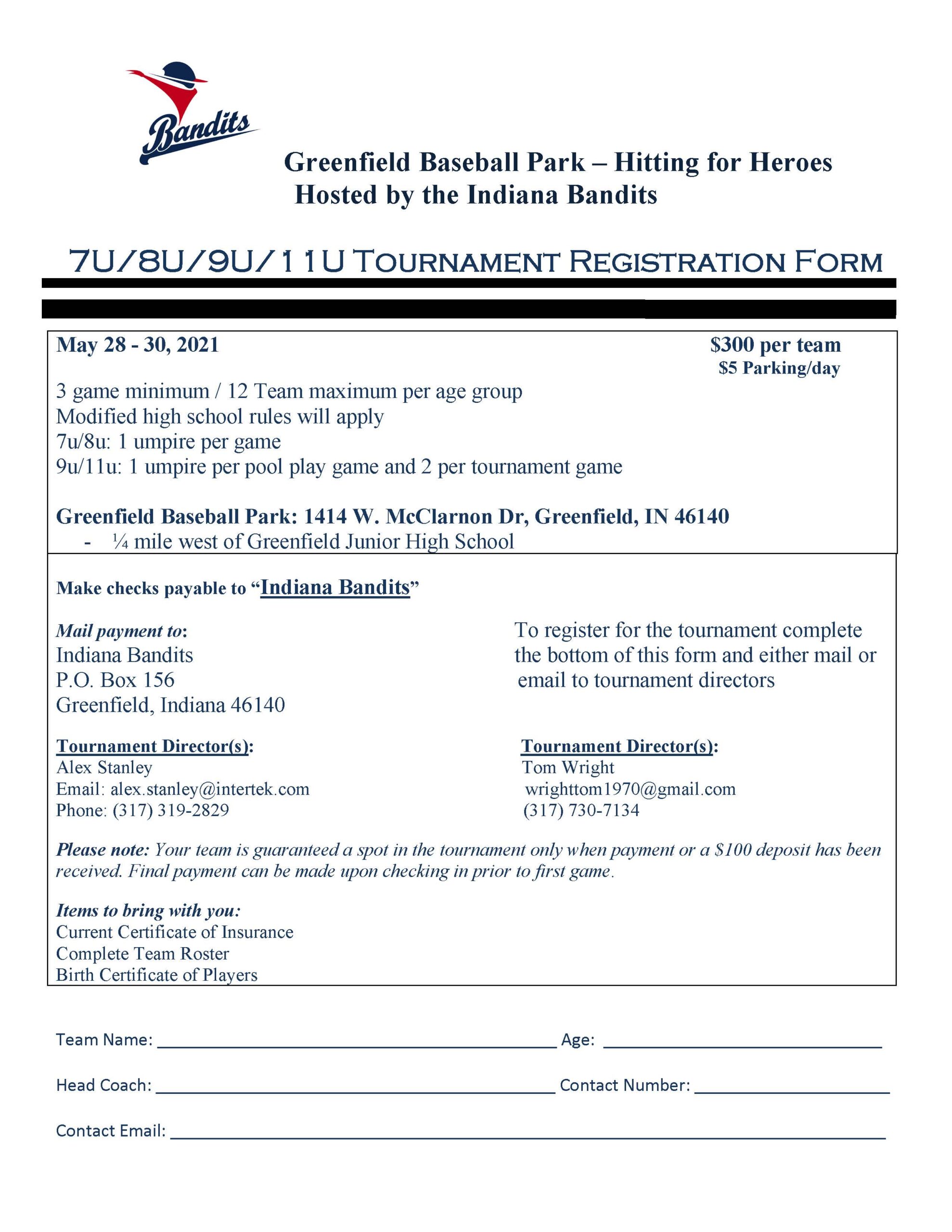2021 - GBP Hitting for Heroes - May 28-30